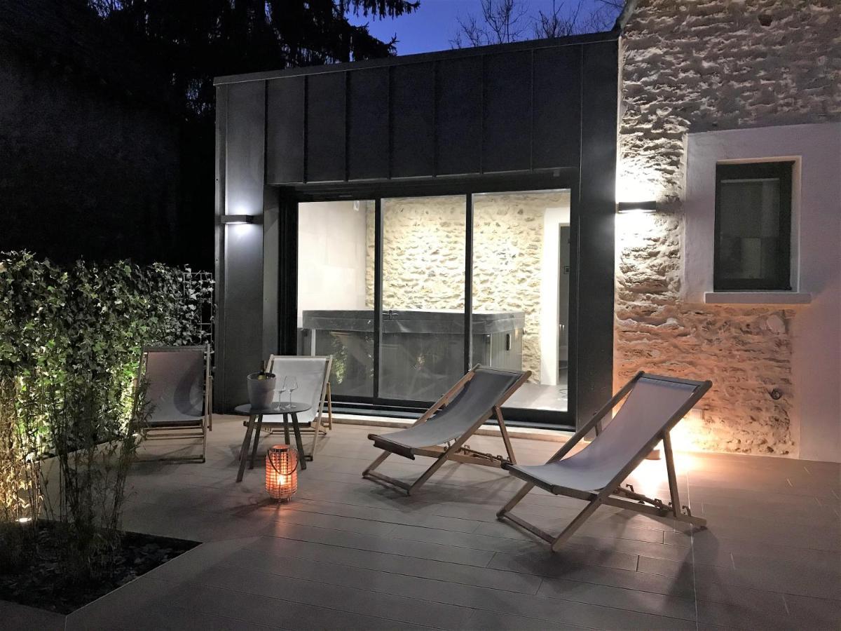 Gite De La Pree Spa Luxe Proche Giverny Et Bord De L'Eure Villa Ménilles Buitenkant foto